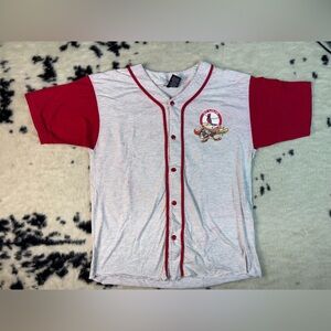 Sun Men’s Vintage 1994 St. Louis Cardinals Button Down Taz Devil Shirt